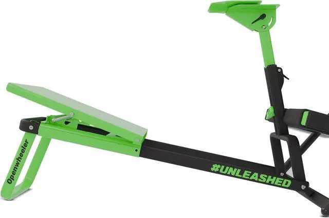 Alt view image 5 of 7 - GTR Simulator GTA Compact V2 Foldable Racing Cockpit | F1 Team Kick Sauber Edition | Adjustable Seat & Pedals | Direct Drive Support | Fits Logitech, Thrustmaster, Fanatec, MOZA