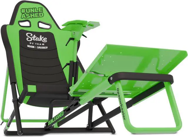 Main image of GTR Simulator GTA Compact V2 Foldable Racing Cockpit | F1 Team Kick Sauber Edition | Adjustable Seat & Pedals | Direct Drive Support | Fits Logitech, Thrustmaster, Fanatec, MOZA