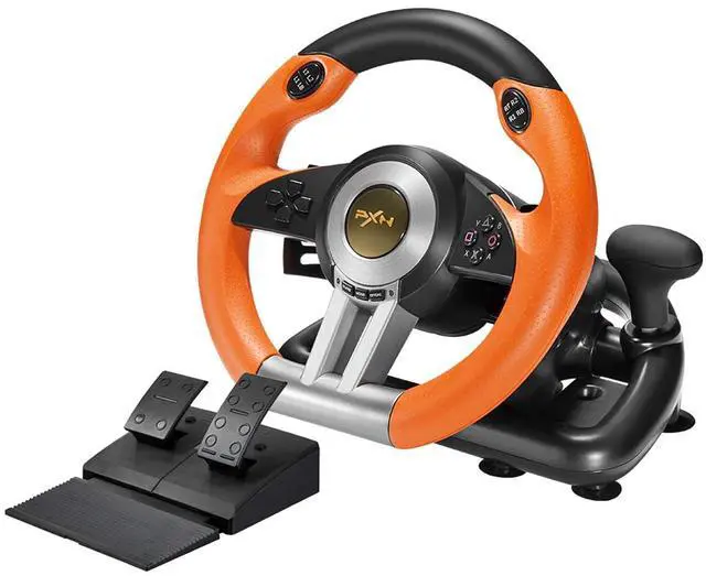 Main image of PXN V3II PC Racing Wheel, USB Car Race Sim Game PC Steering Wheel with Pedals for Windows PC/PS3/PS4/Nintendo Switch/Xbox One/Xbox Series X/S