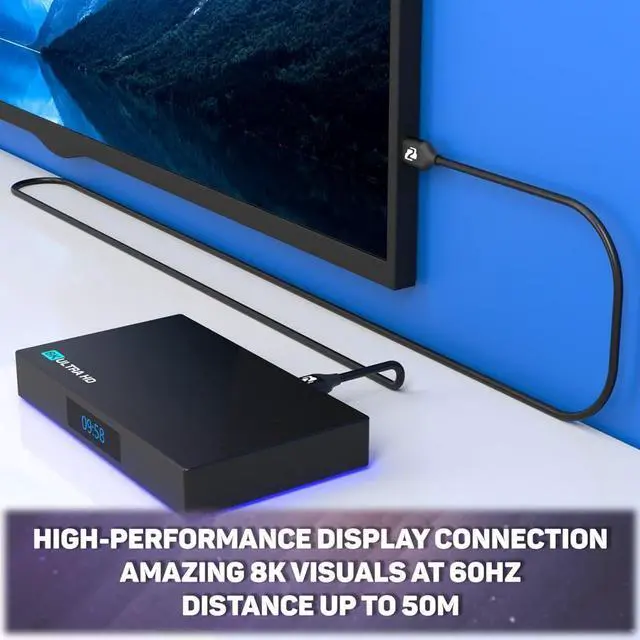 Alt view image 3 of 7 - BZBGEAR 8K UHD HDMI 2.1 Certified 48Gbps Cable - 5m/16.5ft