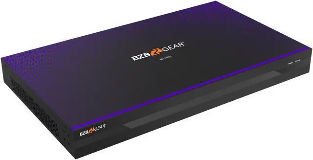 Alt view image 2 of 7 - BZBGEAR 8x8 Balanced Digital Audio Processor/Matrix with AEC/ANS/AGC/Auto Mixer and 8-Channel Programmable GPIO Support