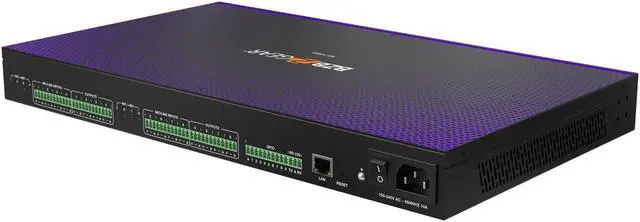 Alt view image 3 of 7 - BZBGEAR 8x8 Balanced Digital Audio Processor/Matrix with AEC/ANS/AGC/Auto Mixer and 8-Channel Programmable GPIO Support