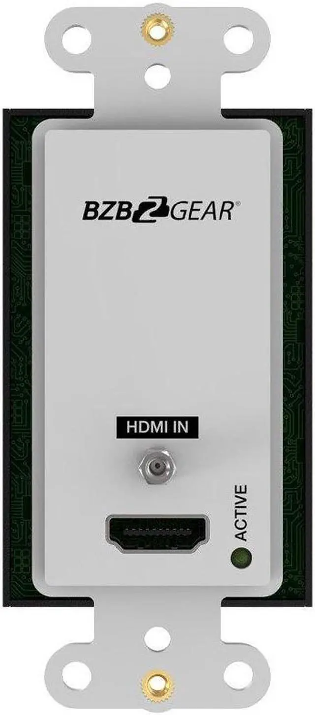 Alt view image 3 of 7 - BZBGEAR 4K UHD 18Gbps HDMI Wall Plate Transmitter/Receiver Kit up to 230ft