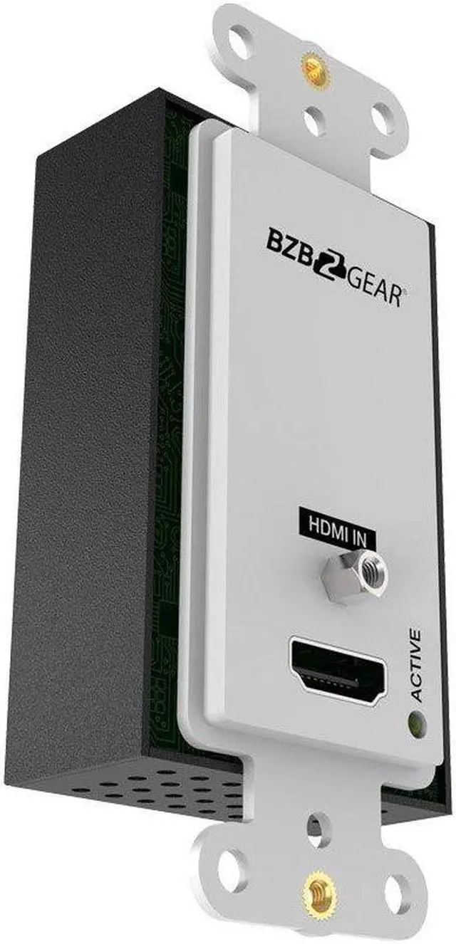 Alt view image 4 of 7 - BZBGEAR 4K UHD 18Gbps HDMI Wall Plate Transmitter/Receiver Kit up to 230ft