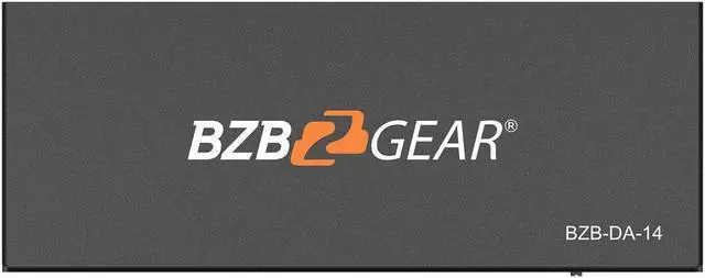 Alt view image 5 of 14 - BZBGEAR 1x4 4K UHD HDMI Splitter with HDR and 3D Support