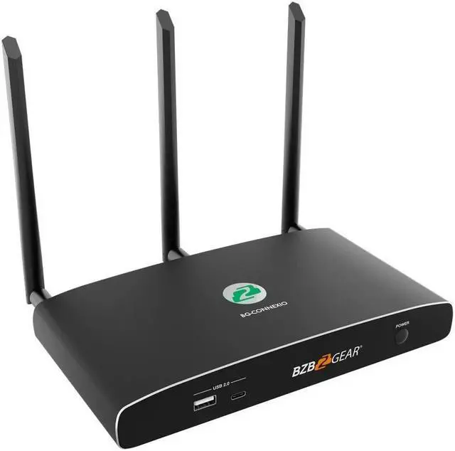 Alt view image 2 of 7 - BZBGEAR 4K UHD Wireless BYOD Conference Room Presentation Collaboration Solution with Airplay/Miracast/Chromecast Support