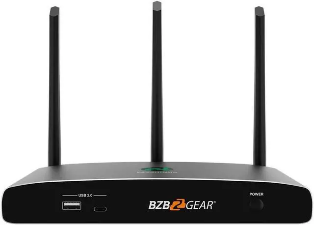 Alt view image 5 of 7 - BZBGEAR 4K UHD Wireless BYOD Conference Room Presentation Collaboration Solution with Airplay/Miracast/Chromecast Support