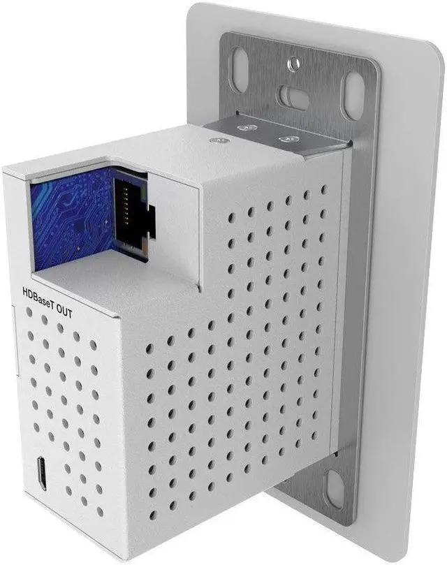 Alt view image 4 of 7 - BZBGEAR 4K UHD 18Gbps HDBaseT HDMI/MDP/KVM Wall Plate Transmitter/Receiver Kit up to 230ft
