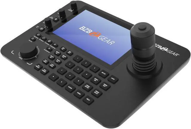Alt view image 3 of 7 - BZBGEAR Professional Serial and IP PTZ Joystick Controller with Touchscreen and POE (IP/RS-232/422/485)