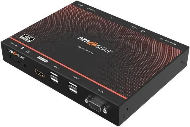Alt view image 7 of 7 - BZBGEAR 4K UHD HDMI 2.0 Over IP Multicast Receiver with Video Wall/KVM/USB/POE Support