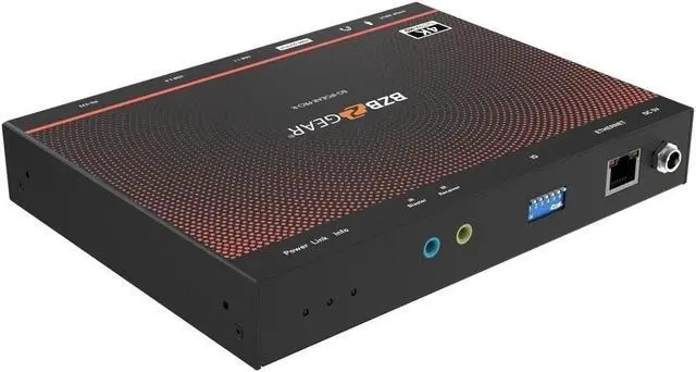 Alt view image 4 of 7 - BZBGEAR 4K UHD HDMI 2.0 Over IP Multicast Receiver with Video Wall/KVM/USB/POE Support