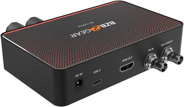 Alt view image 4 of 7 - BZBGEAR USB-C 12G-SDI Video Capture Card Box with Scaler/HDMI 2.0/12G-SDI Loop Out and Audio