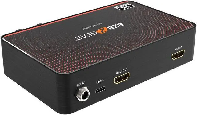 Alt view image 4 of 7 - BZBGEAR USB-C 4K120 Video Capture Card Box with Scaler/HDMI 2.1 Loop Out/Audio/HDR10 to SDR Conversion Support