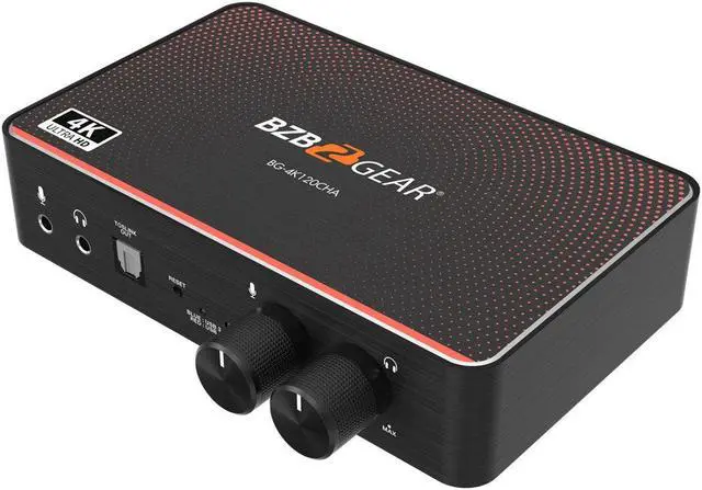 Alt view image 7 of 7 - BZBGEAR USB-C 4K120 Video Capture Card Box with Scaler/HDMI 2.1 Loop Out/Audio/HDR10 to SDR Conversion Support