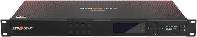 Alt view image 6 of 7 - BZBGEAR 4x4 4K UHD Seamless HDMI Matrix Switcher/Video Wall Processor/MultiViewer Over Cat5e/6/7 Kit with 4 Receivers
