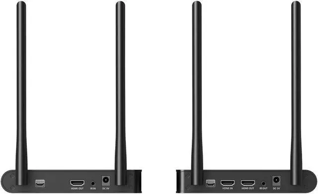 Alt view image 5 of 7 - BZBGEAR 4K 60Hz UHD HDMI 2.0 Wireless Extender Kit with IR up to 164ft