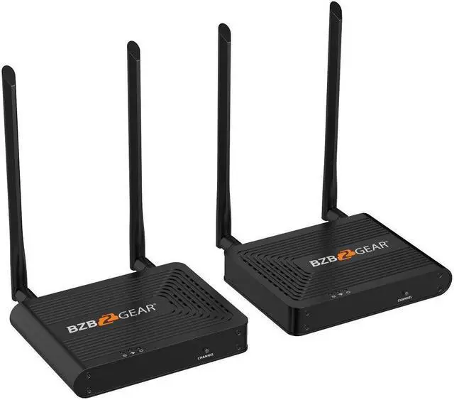 Alt view image 7 of 7 - BZBGEAR 4K 60Hz UHD HDMI 2.0 Wireless Extender Kit with IR up to 164ft