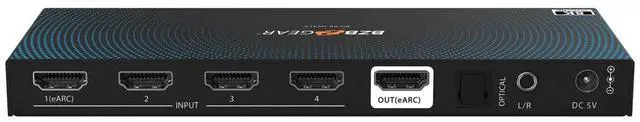 Alt view image 3 of 7 - BZBGEAR 4x1 8K UHD HDMI 2.1 Switcher with Audio De-Embedding (8K60/4K120Hz 4:4:4 VRR/FVA/ALLM Support)