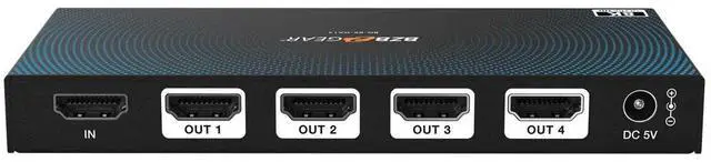 Alt view image 3 of 7 - BZBGEAR 1x4 8K UHD HDMI 2.1 Splitter with Auto Downscaling (8K60/4K120 and VRR/ALLM/QMS/QFT/SBTM Support)