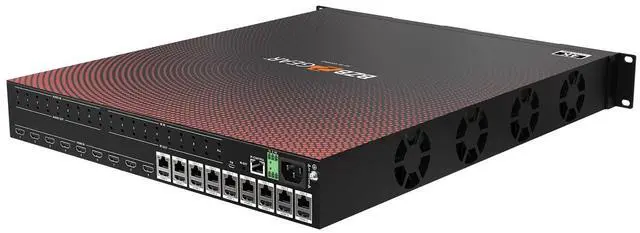 Alt view image 5 of 7 - BZBGEAR 9x9 4K UHD Seamless HDMI Matrix Switcher/Video Wall Processor/MultiViewer Over Cat5e/6/7 Kit with 9 Receivers