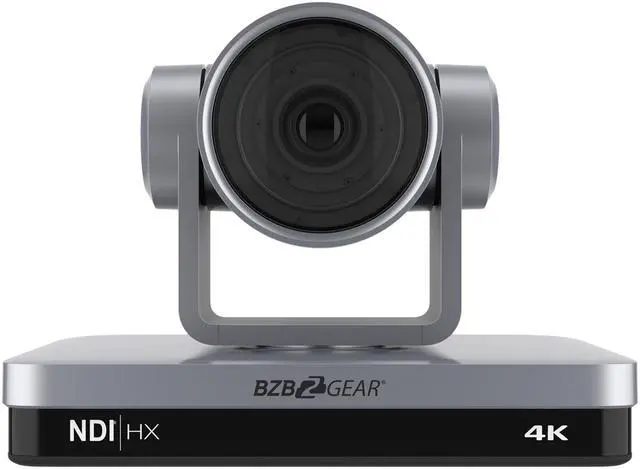 Main image of BZBGEAR 12X PTZ 4K NDI HDMI/USB 3.0 Live Streaming Camera Series with Sony CMOS (Silver)
