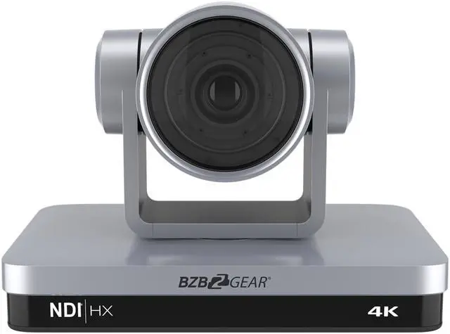 Alt view image 6 of 8 - BZBGEAR 12X PTZ 4K NDI HDMI/USB 3.0 Live Streaming Camera Series with Sony CMOS (Silver)