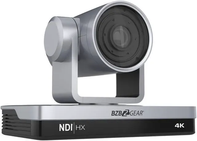 Alt view image 2 of 8 - BZBGEAR 12X PTZ 4K NDI HDMI/USB 3.0 Live Streaming Camera Series with Sony CMOS (Silver)