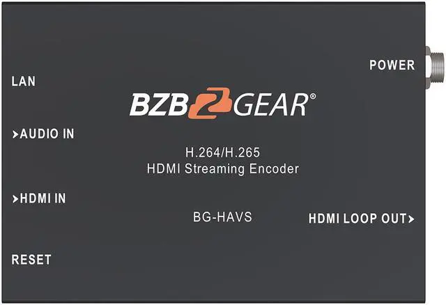 Alt view image 6 of 7 - BZBGEAR 1080P FHD H.264/265 HDMI Video and Audio Streaming Encoder