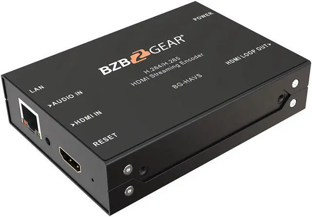 Main image of BZBGEAR 1080P FHD H.264/265 HDMI Video and Audio Streaming Encoder