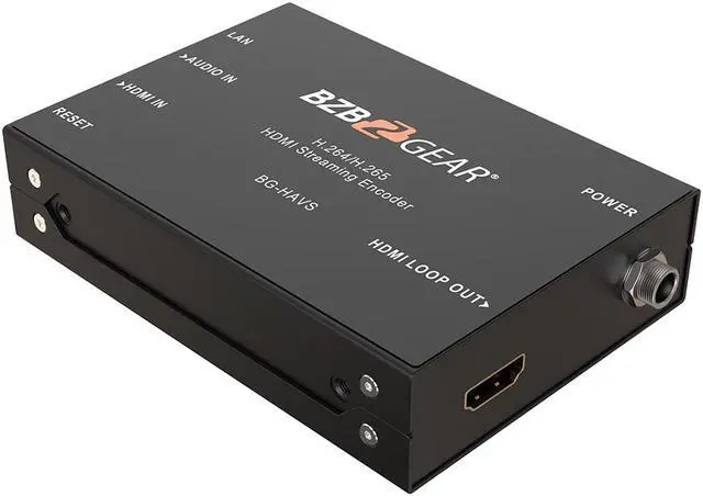 Alt view image 4 of 7 - BZBGEAR 1080P FHD H.264/265 HDMI Video and Audio Streaming Encoder