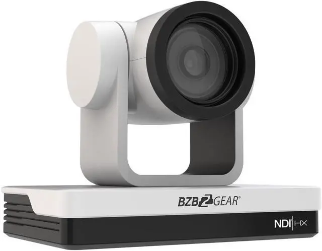 Alt view image 6 of 7 - BZBGEAR Universal 1080P FHD PTZ 12X NDI/HDMI/SDI/USB 3.0 RS232/485 Live Streaming Camera (White)