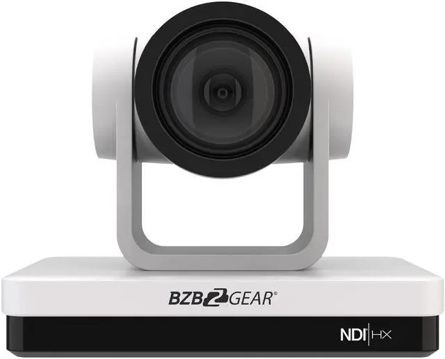 Main image of BZBGEAR Universal 1080P FHD PTZ 12X NDI/HDMI/SDI/USB 3.0 RS232/485 Live Streaming Camera (White)
