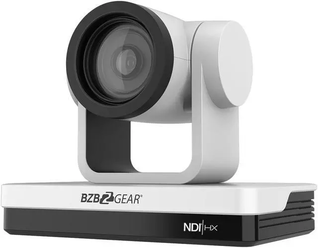 Alt view image 5 of 7 - BZBGEAR Universal 1080P FHD PTZ 12X NDI/HDMI/SDI/USB 3.0 RS232/485 Live Streaming Camera (White)