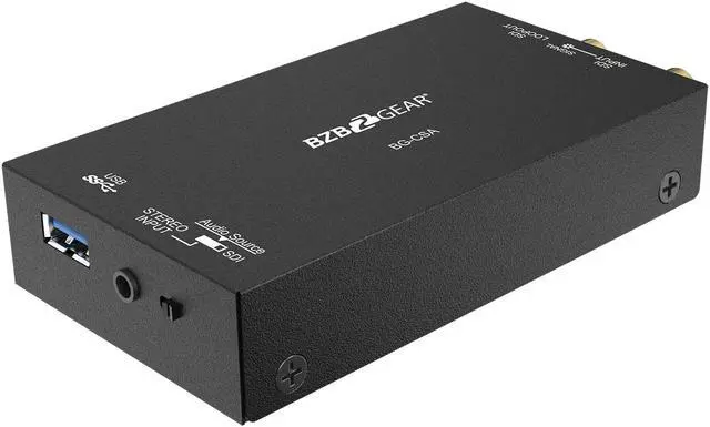 Alt view image 3 of 7 - BZBGEAR USB 3.0 1080P FHD 3G-SDI Capture Card with Scaler and Audio