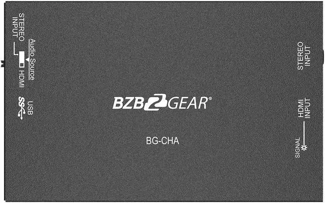 Alt view image 4 of 7 - BZBGEAR USB 3.0 1080P FHD HDMI Video Capture Card with Scaler and Audio