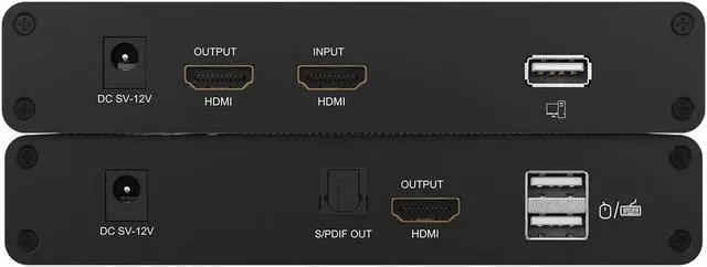 Alt view image 4 of 7 - BZBGEAR 4K UHD HDMI Extender Over Cat5e/6 with Bi-directional IR and Zero Latency up to 230ft