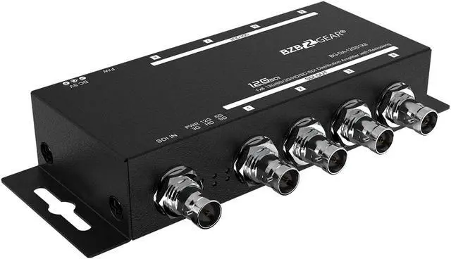 Alt view image 6 of 7 - BZBGEAR 4K UHD 12G-SDI 1x8 Splitter/Distribution Amplifier