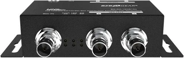 Alt view image 2 of 7 - BZBGEAR 4K UHD 12G-SDI 1x4 Splitter/Distribution Amplifier