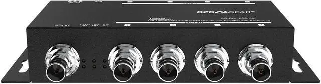 Alt view image 4 of 7 - BZBGEAR 4K UHD 12G-SDI 1x8 Splitter/Distribution Amplifier
