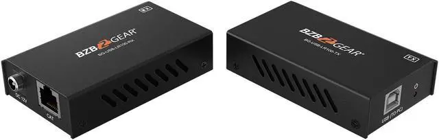Alt view image 5 of 7 - BZBGEAR 2-Port USB 2.0 Extender Over Cat5e/6/7 Cable up to 330ft