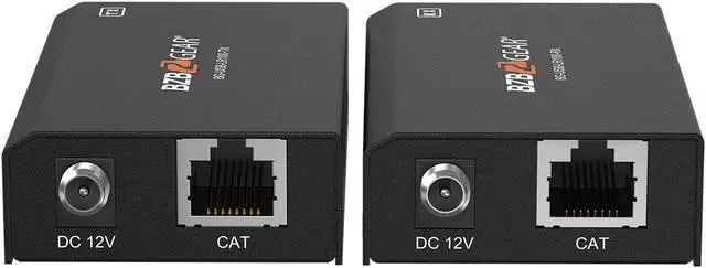 Alt view image 2 of 7 - BZBGEAR 2-Port USB 2.0 Extender Over Cat5e/6/7 Cable up to 330ft