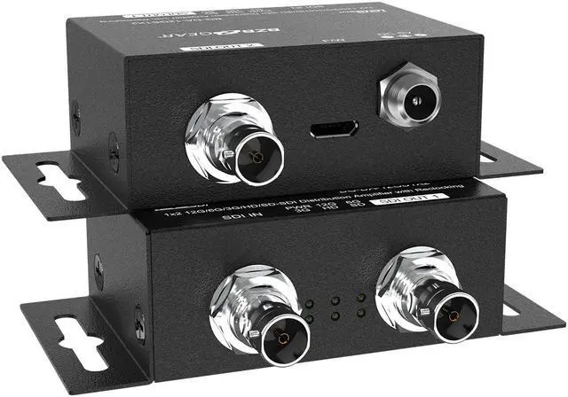Alt view image 7 of 7 - BZBGEAR 4K UHD 12G-SDI 1x2 Splitter/Distribution Amplifier