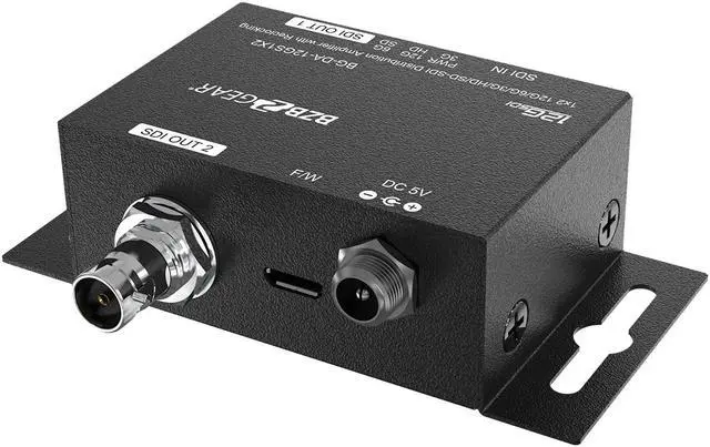 Alt view image 4 of 7 - BZBGEAR 4K UHD 12G-SDI 1x2 Splitter/Distribution Amplifier
