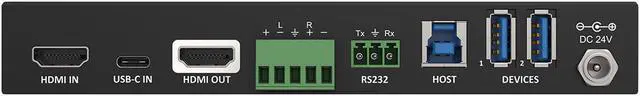 Alt view image 3 of 7 - BZBGEAR 2-Port 4K UHD KVM Presentation Switcher with HDMI/USB-C Inputs and HDMI Output