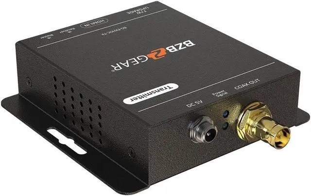 Alt view image 6 of 7 - BZBGEAR 4K UHD HDMI Extender Over Single Coax Cable with Bi-directional IR