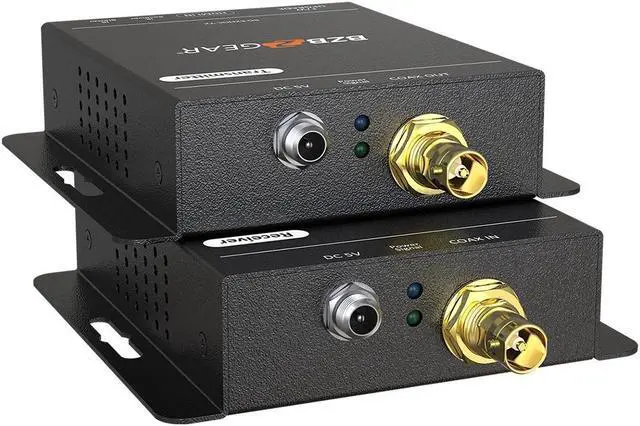 Alt view image 2 of 7 - BZBGEAR 4K UHD HDMI Extender Over Single Coax Cable with Bi-directional IR
