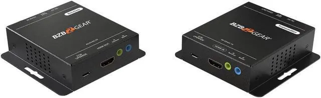 Alt view image 7 of 7 - BZBGEAR 4K UHD HDMI Extender Over Single Coax Cable with Bi-directional IR