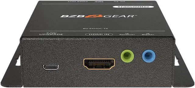 Alt view image 4 of 7 - BZBGEAR 4K UHD HDMI Extender Over Single Coax Cable with Bi-directional IR