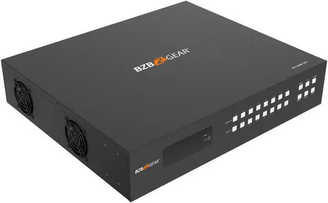 Alt view image 4 of 7 - BZBGEAR 8x8 4K UHD 18Gpbs HDMI Matrix Switcher Over HDBaseT with Bi-directional IR/Advance EDID and Downscaling