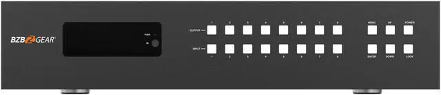 Alt view image 5 of 7 - BZBGEAR 8x8 4K UHD 18Gpbs HDMI Matrix Switcher Over HDBaseT with Bi-directional IR/Advance EDID and Downscaling